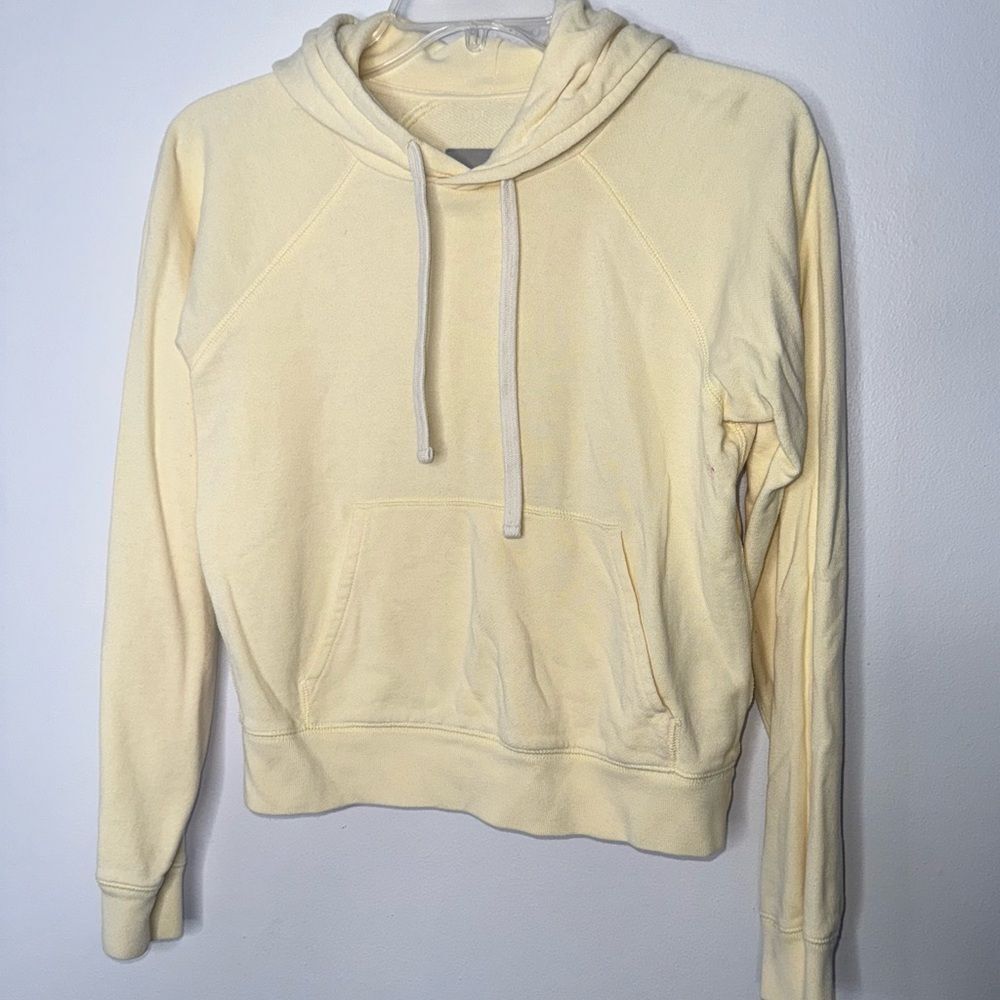 Everlane Cream Hooded Sweatshirt Size XS